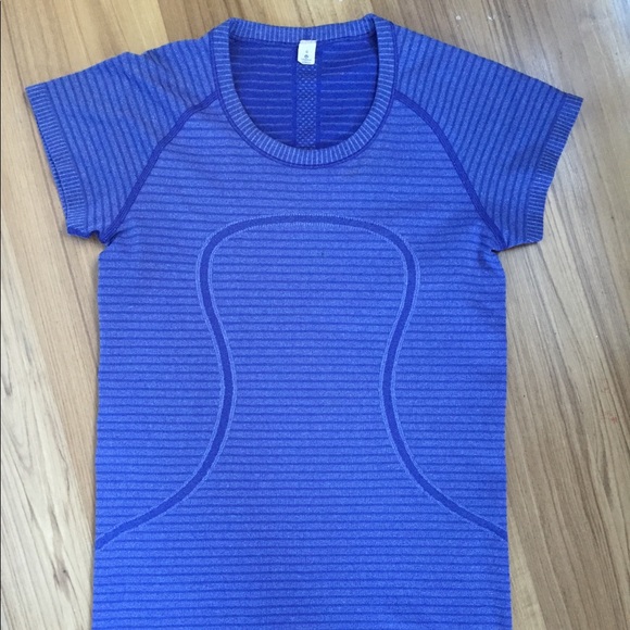 🍋Swiftly Tech Lululemon Heathered Sapphire Sz 8 - Picture 7 of 10